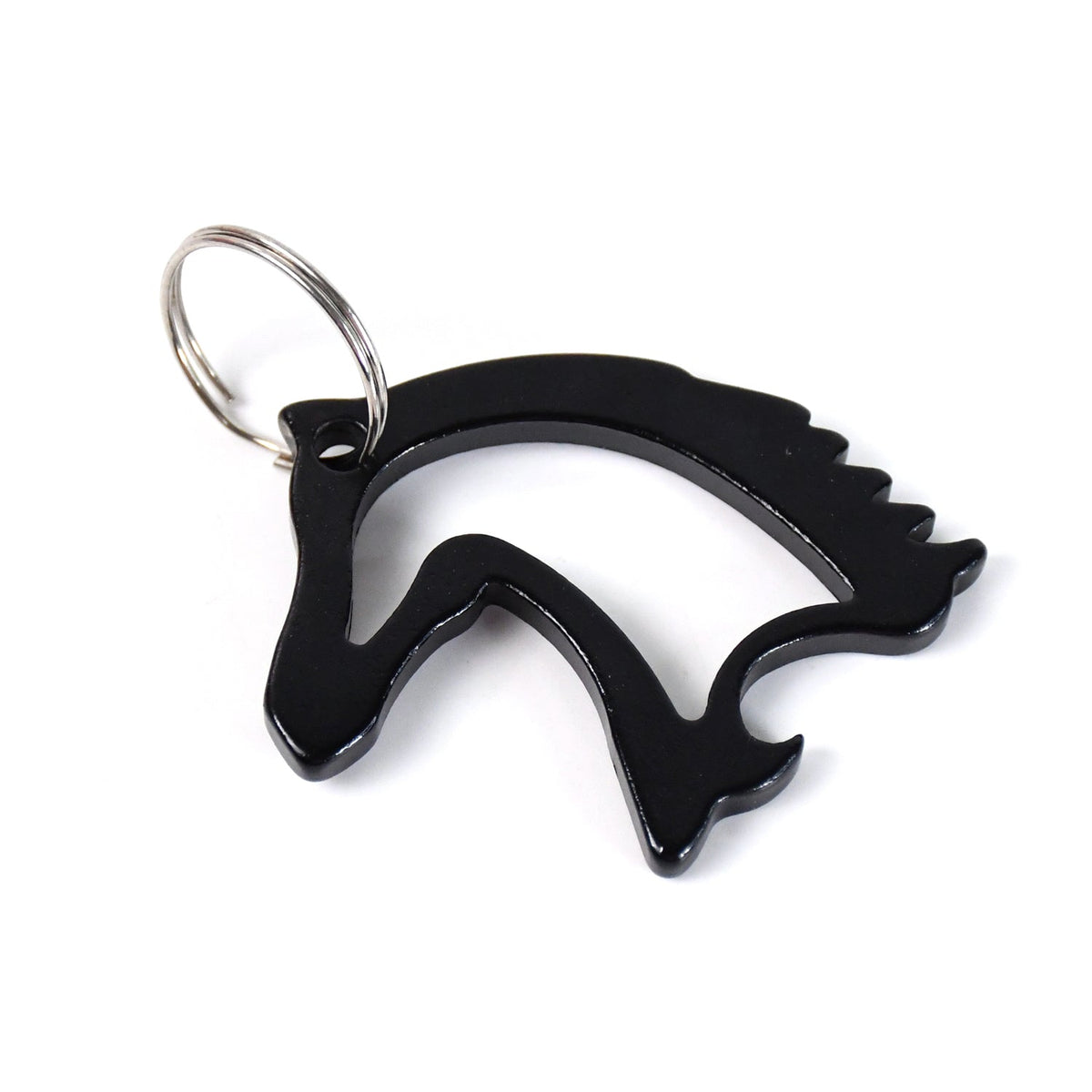 Horse Face Keychain – Durable Metal Equestrian Accessory – alternate view