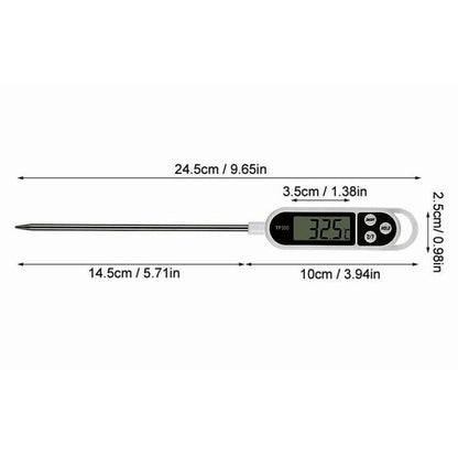 Digital thermometer liquid testing