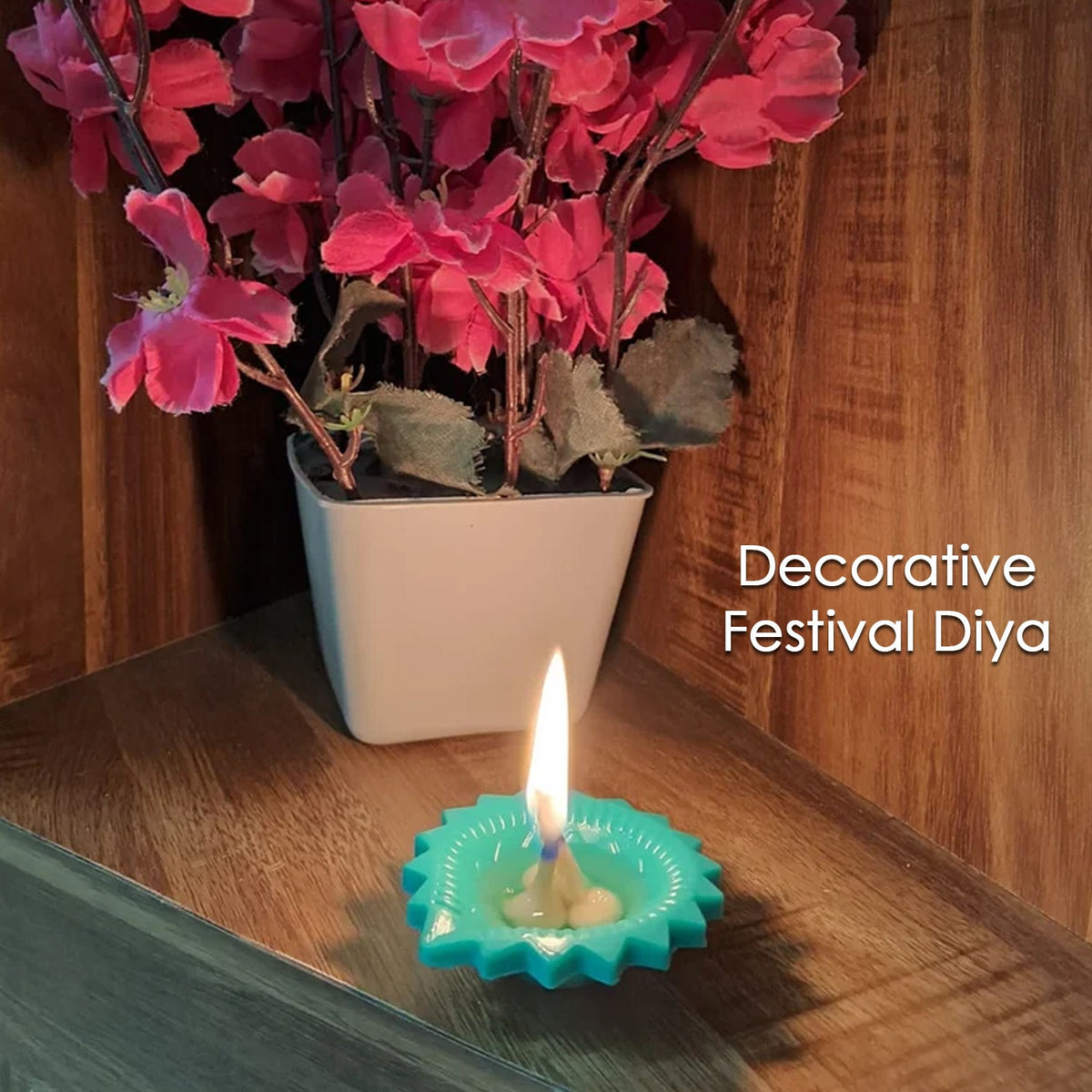 Silicone Diya set (6 Pcs) – Reusable Diwali Lamps – view 7