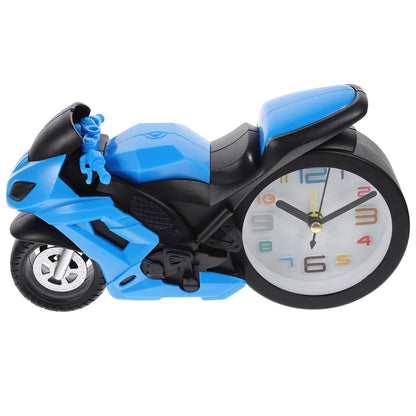 Retro Motorcycle Alarm Clock – Silent Engine Design – detail view