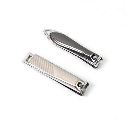 Folding Nail Clippers – Stainless Steel with File – alternate view