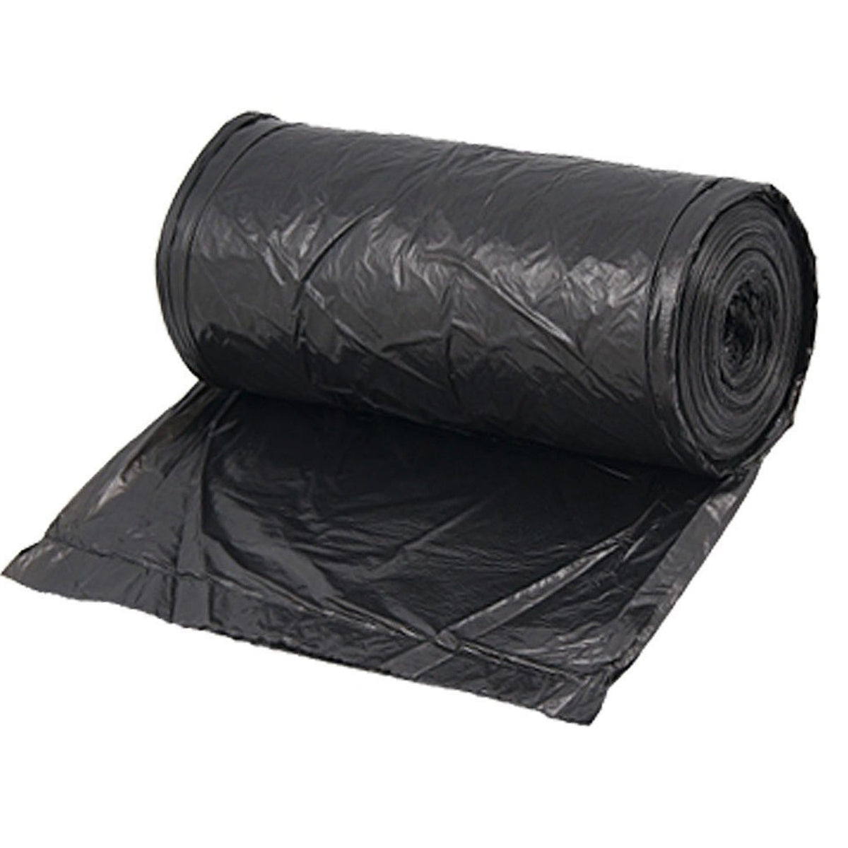 Black Garbage Bags – Durable 45x50cm Dustbin Bags – detail view