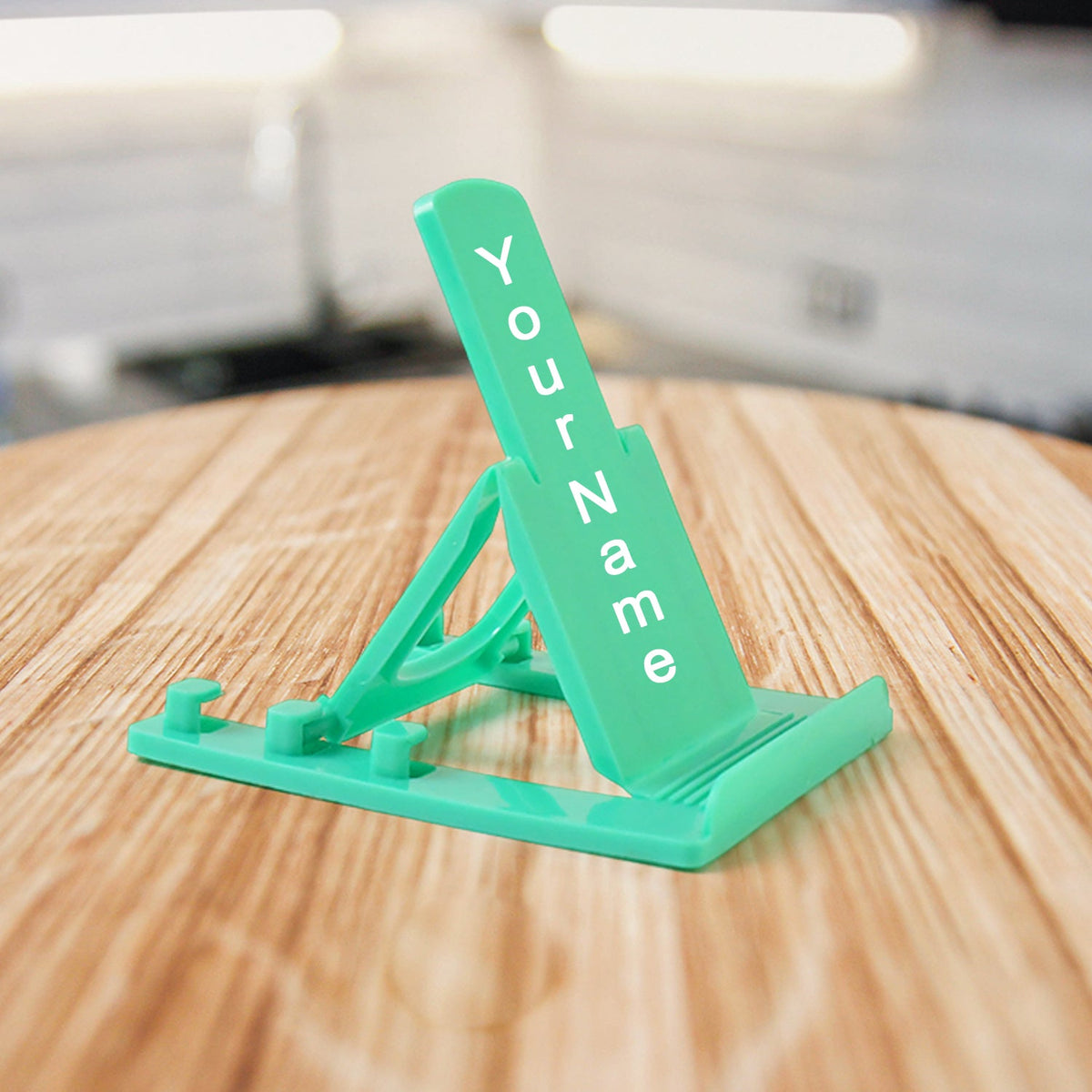 Mobile Phone Stand – Adjustable Foldable Plastic Holder set – close-up