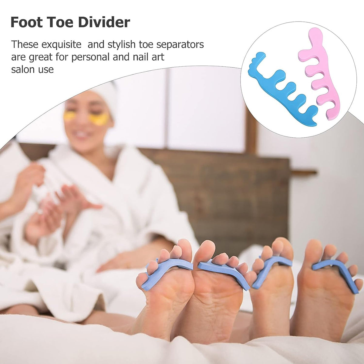 Toe Separators Sponge – Comfort & Alignment Pair – close-up