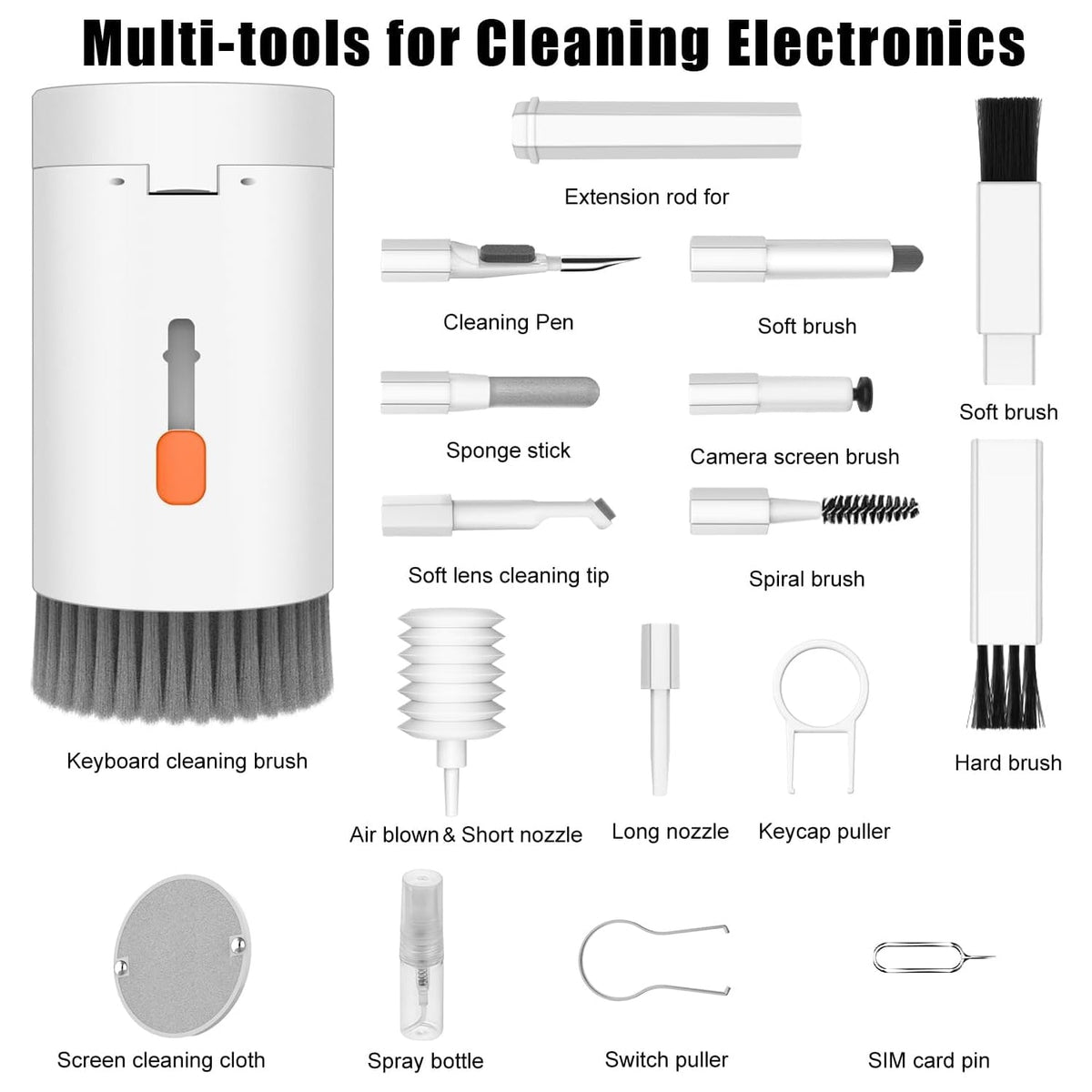 Electronics Cleaning Kit – 20-in-1 Multi-Device Tool – view 10