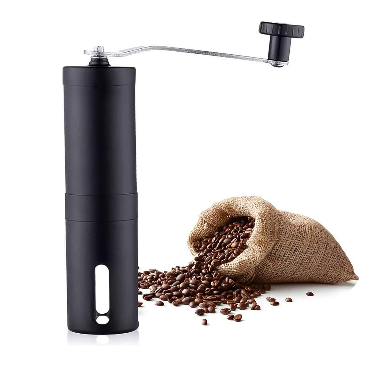 Manual Coffee Grinder – Portable Stainless Steel – alternate view