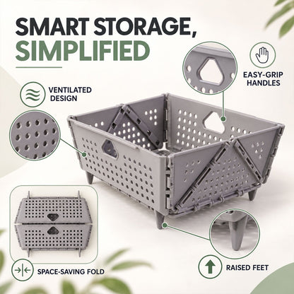 Foldable Storage Basket – Ventilated & Space-Saving – view 7