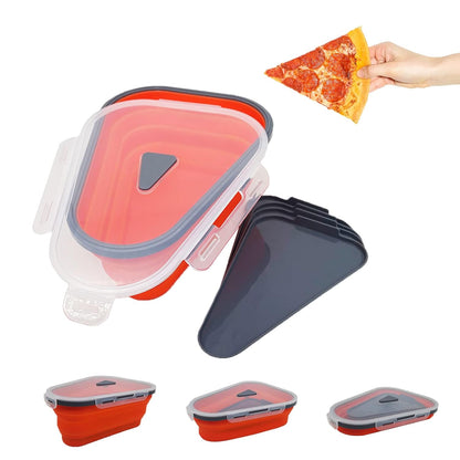 Pizza Storage Container – Expandable Silicone Box – alternate view