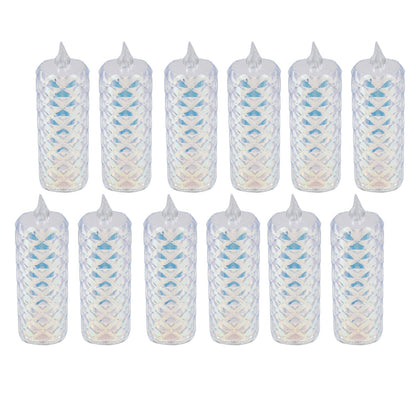 LED Tealight Candles – 12 Pack Flameless Diwali Lights – alternate view