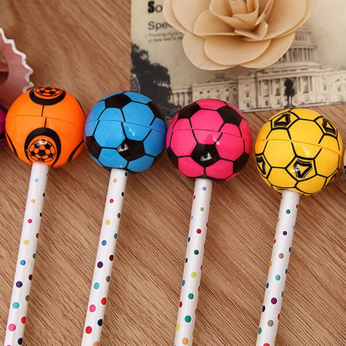 Kids Pencil Sharpener – Round Mix Design for School – view 7