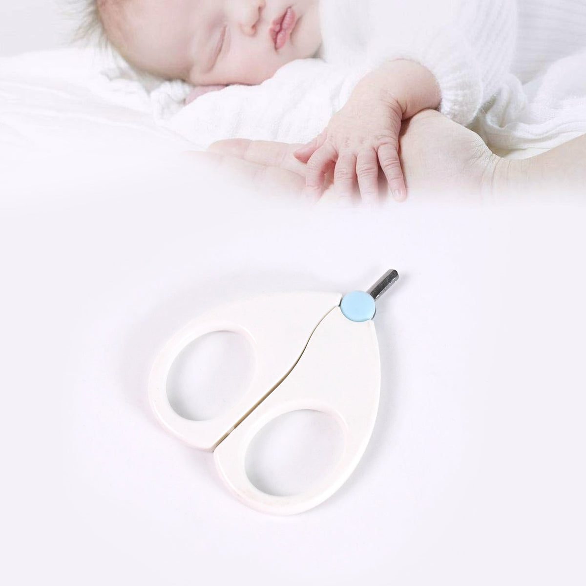 Baby Safety Nail Cutter Scissors – Gentle, Precise Clipping – close-up