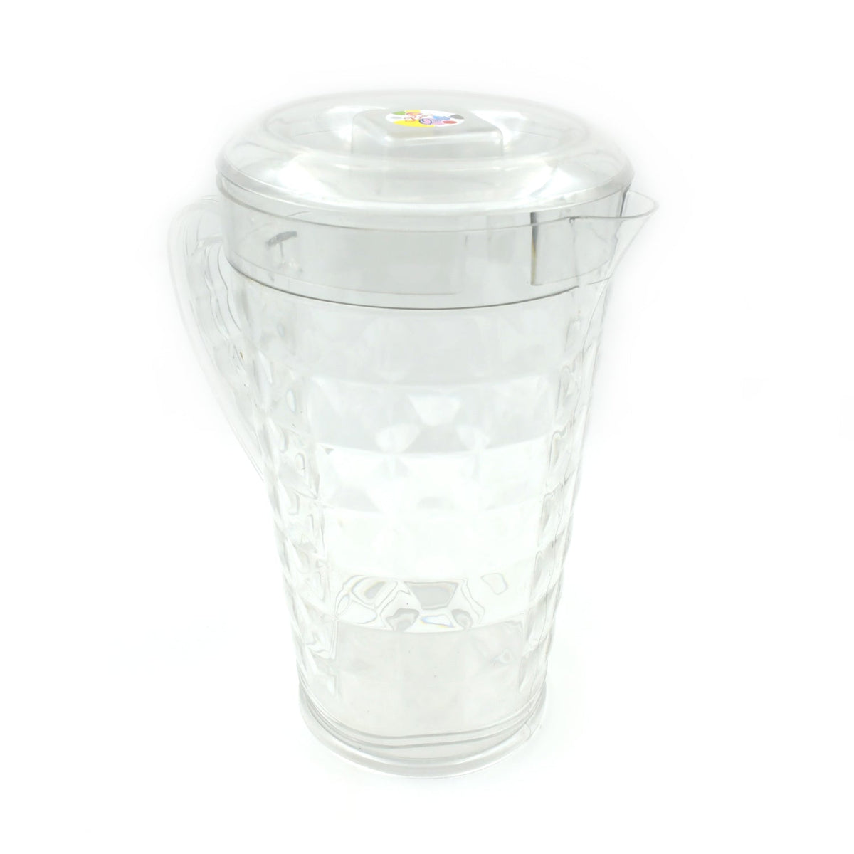 Mocktail PET Plastic Jug – Diamond Cut Design, BPA-Free – alternate view