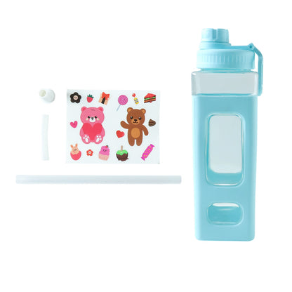 900ml Leakproof Plastic Water Bottle – Large Capacity Flip – close-up