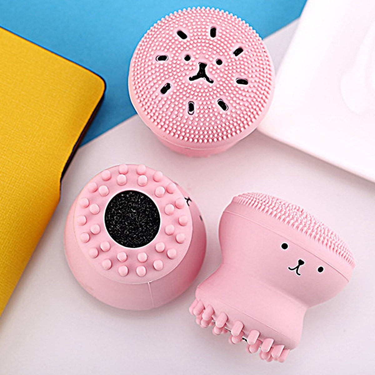 Silicone Facial Cleansing Brush – Octopus Shape – view 7