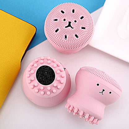Silicone Facial Cleansing Brush – Octopus Shape – view 7