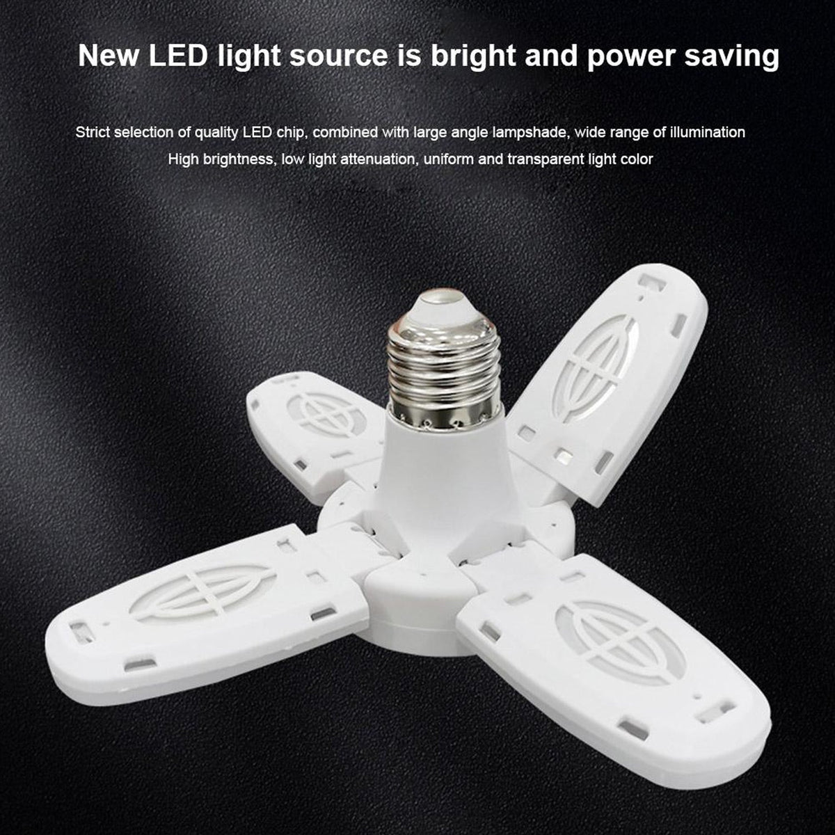 Foldable LED Fan Blade Bulb – Energy Efficient 28V – view 9