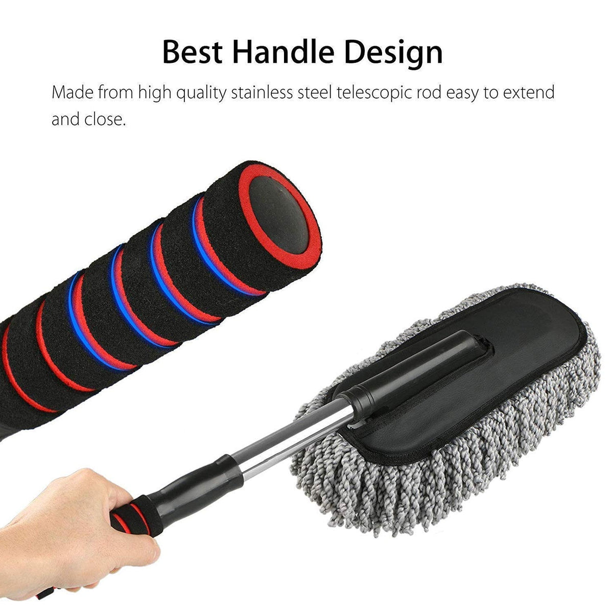Car Duster – Retractable Handle Microfiber – view 10
