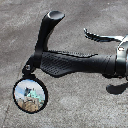 Bar End Bike Mirror – Universal Fit, 360° Rotatable – alternate view