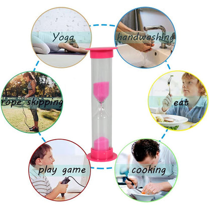 Sand Timer – 3-Minute Plastic Hourglass set – detail view