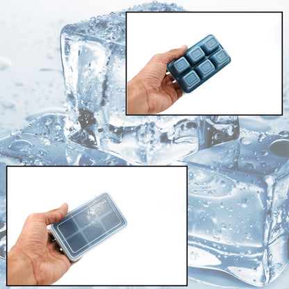 Silicone Ice Tray – Flexible 6-Grid Ice Maker for Home – alternate view