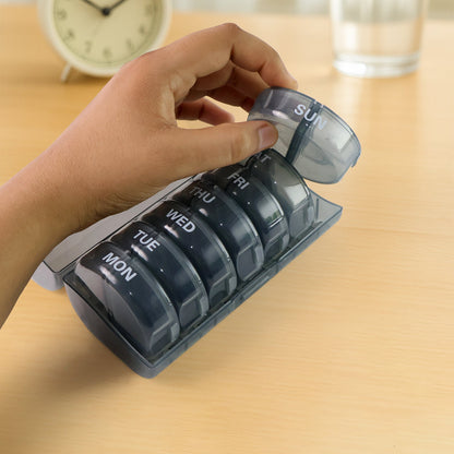 Weekly Pill Organizer – 7 Day AM/PM Medicine Box – detail view