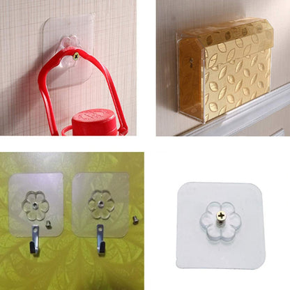 Self Adhesive Hooks – Drill-Free Heavy Duty 4 pcs set