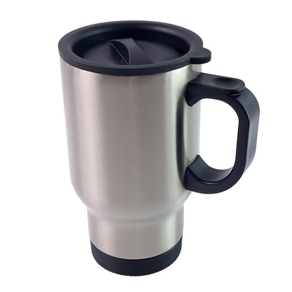 Insulated Coffee Mug – Stainless Steel Travel Cup with Lid – alternate view