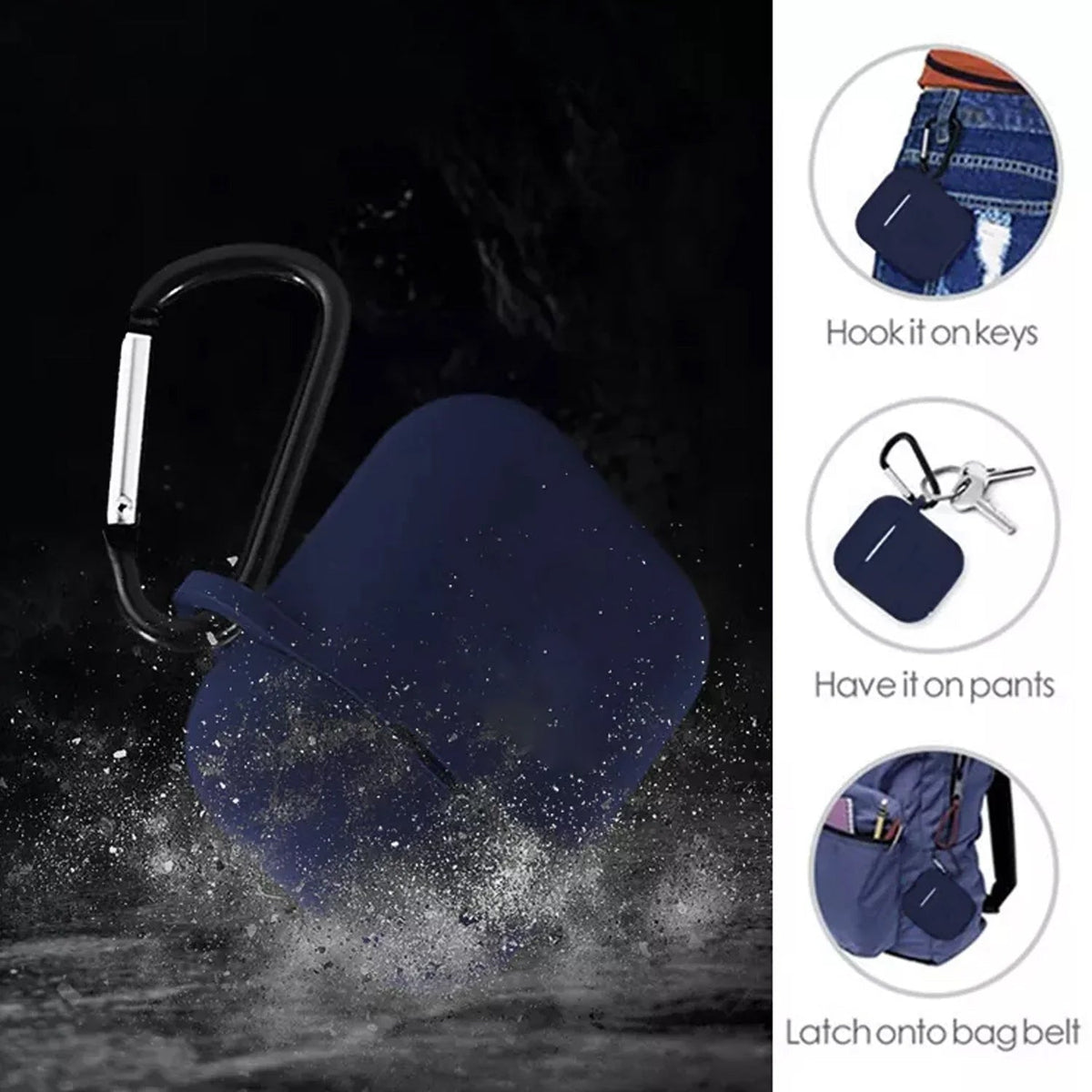 Wireless Earbuds Case – Shockproof Silicone Cover – view 8