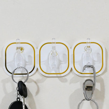 Transparent Adhesive Hooks (6 Pcs) – Strong & Reusable – view 7