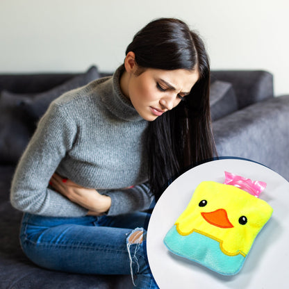 Small Hot Water Bag – Yellow Duck Design for Pain Relief – view 7