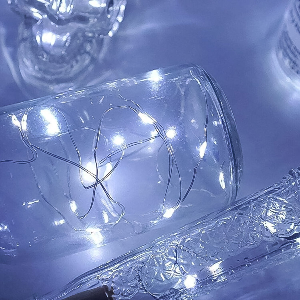 Wine Bottle Cork String Lights – 2M Multi LED Copper Wire – alternate view