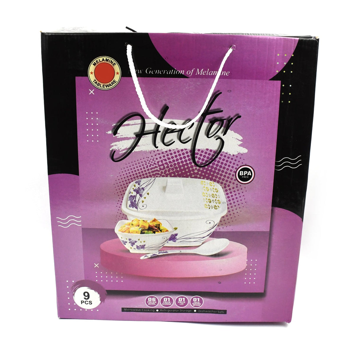Plastic Dinner set – 9-Piece Lightweight & Durable – view 7