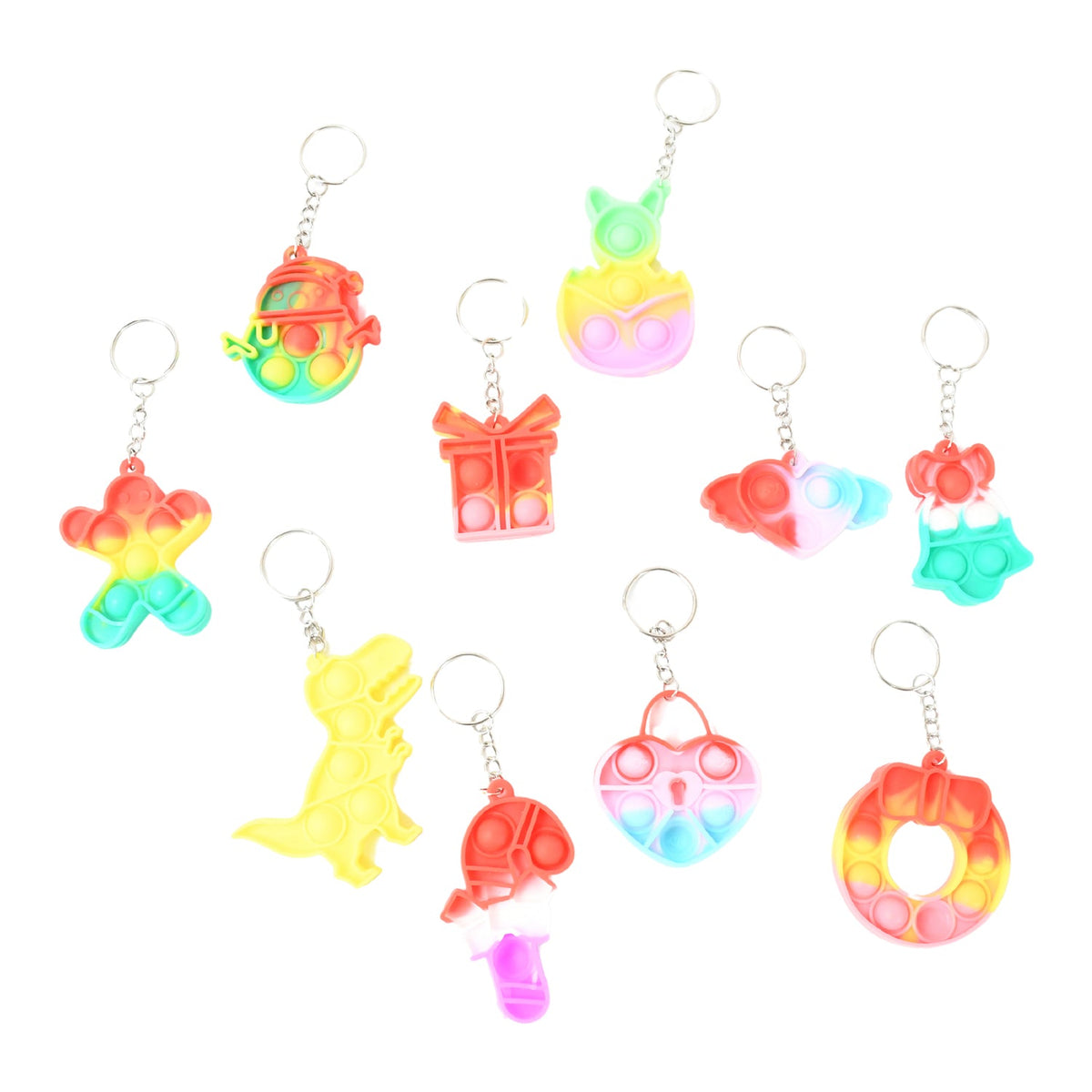 Pop It Keychain – Stress Relief Fidget Toy for Kids – alternate view