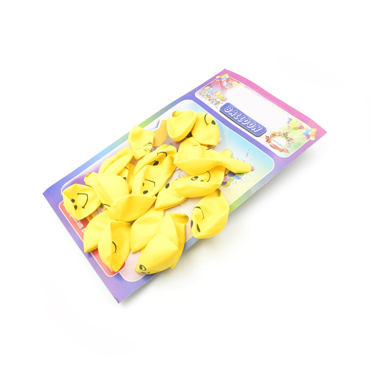 Smiley Balloons – 20 pcs Latex for Birthday Parties – detail view