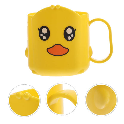 Cartoon Plastic Toothbrush Cup – Durable & Lightweight – alternate view