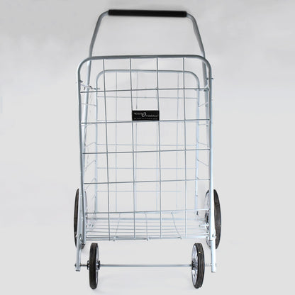 Foldable Shopping Cart – Durable Iron Frame & Dual Swivel – view 9