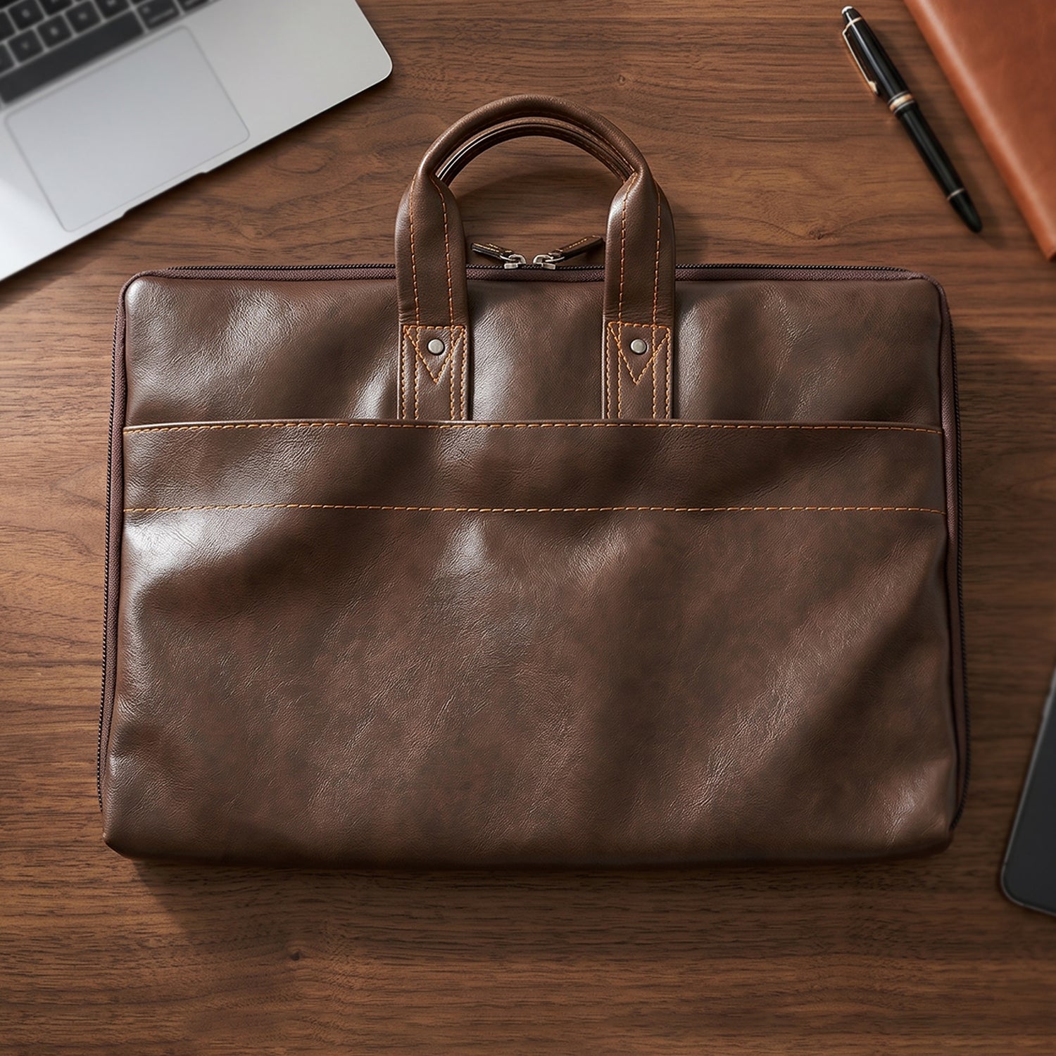 Laptop bag compartment view