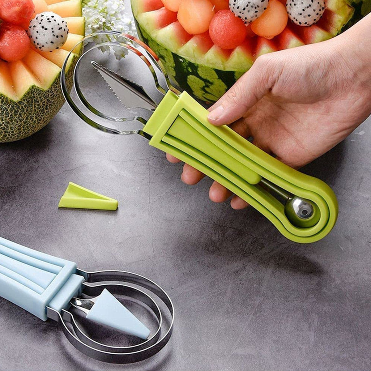 Fruit Baller & Scooper set – 4-in-1 Stainless Steel – alternate view