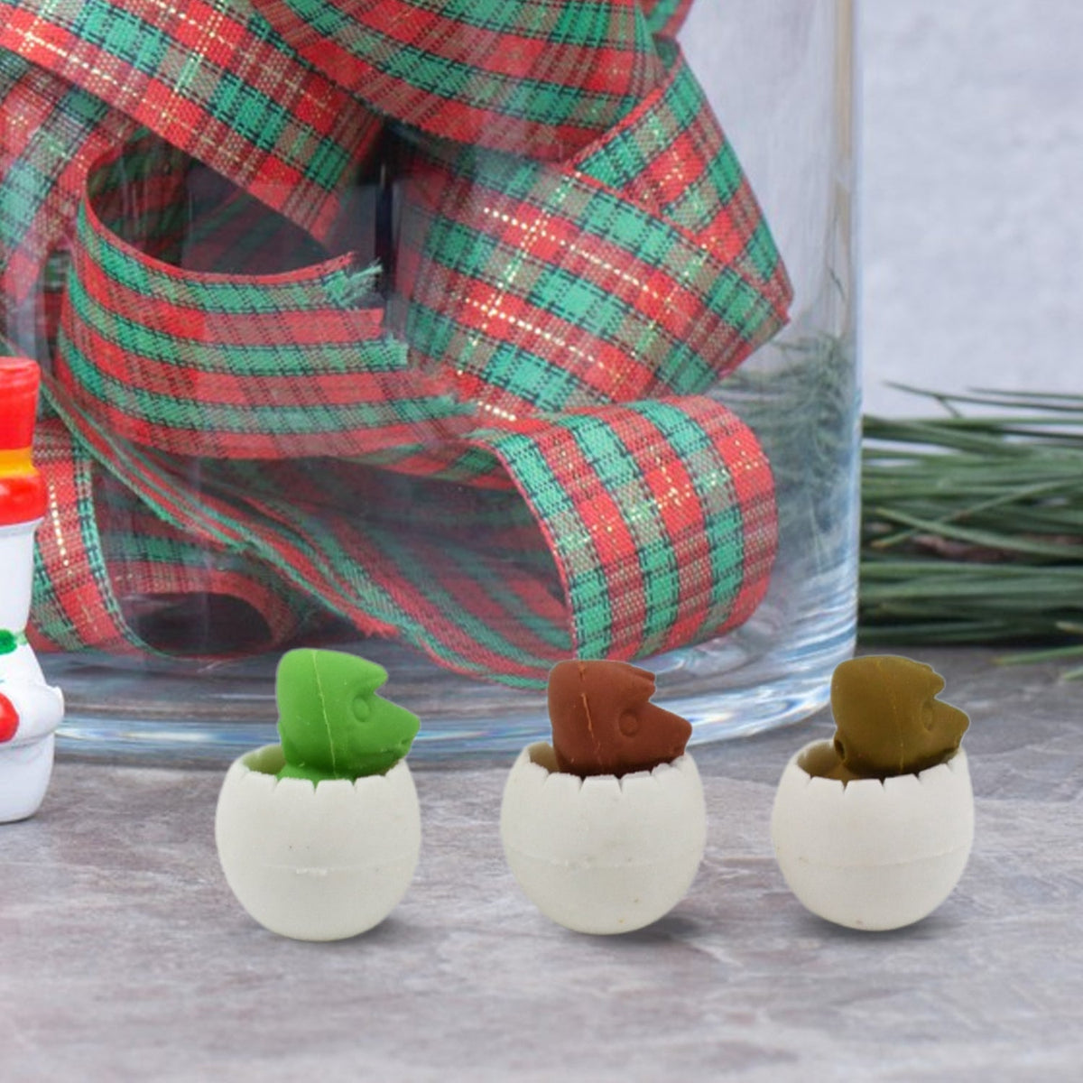 Dinosaur Puzzle Erasers – 5-Pc Kids Fun Stationery set – detail view