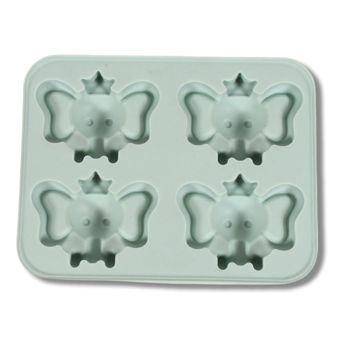 Cartoon Ice Cube Tray – 4-Grid Silicone Mould – detail view