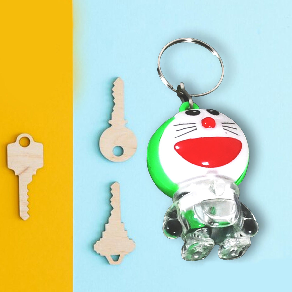 Doremon Keychain – Vibrant Lightning Design, Durable MDF – view 8
