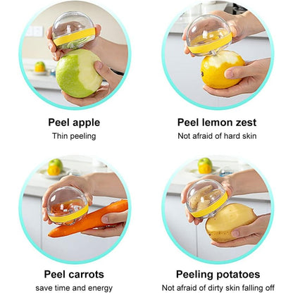 Multifunctional Round Peeler – Peel-Catching & Ergonomic – view 7
