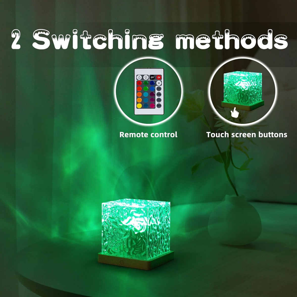 Ocean Wave Projector Lamp with 16 RGB Dynamic Water Ripple – view 8