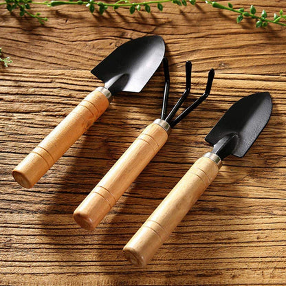 Garden Tool set – 3-Piece Hand Cultivator, Trowel & Fork – view 10