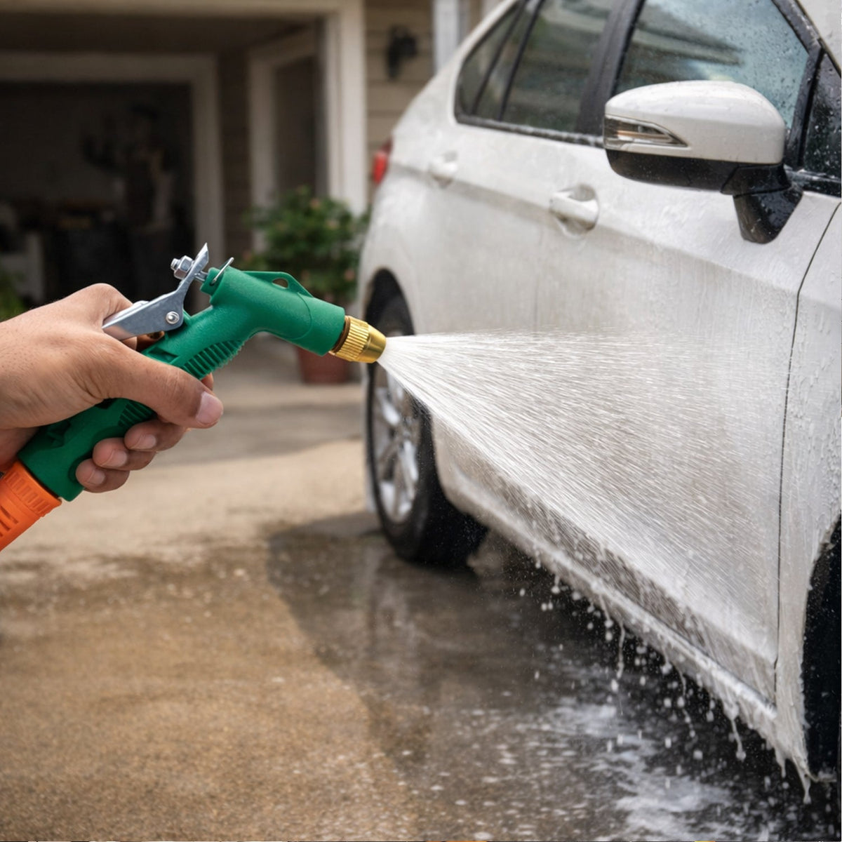 Water Spray Gun – Durable Lever Nozzle for Garden & Car