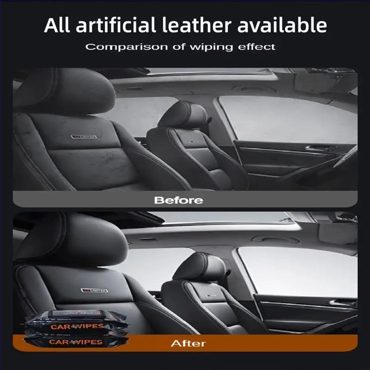 Car Cleaning Wipes – Dashboard & Interior Polish (80 Pcs) – view 8