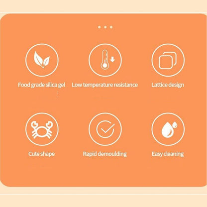 Crab Ice Mold – Fun Silicone Ice Cube Tray for Drinks – detail view
