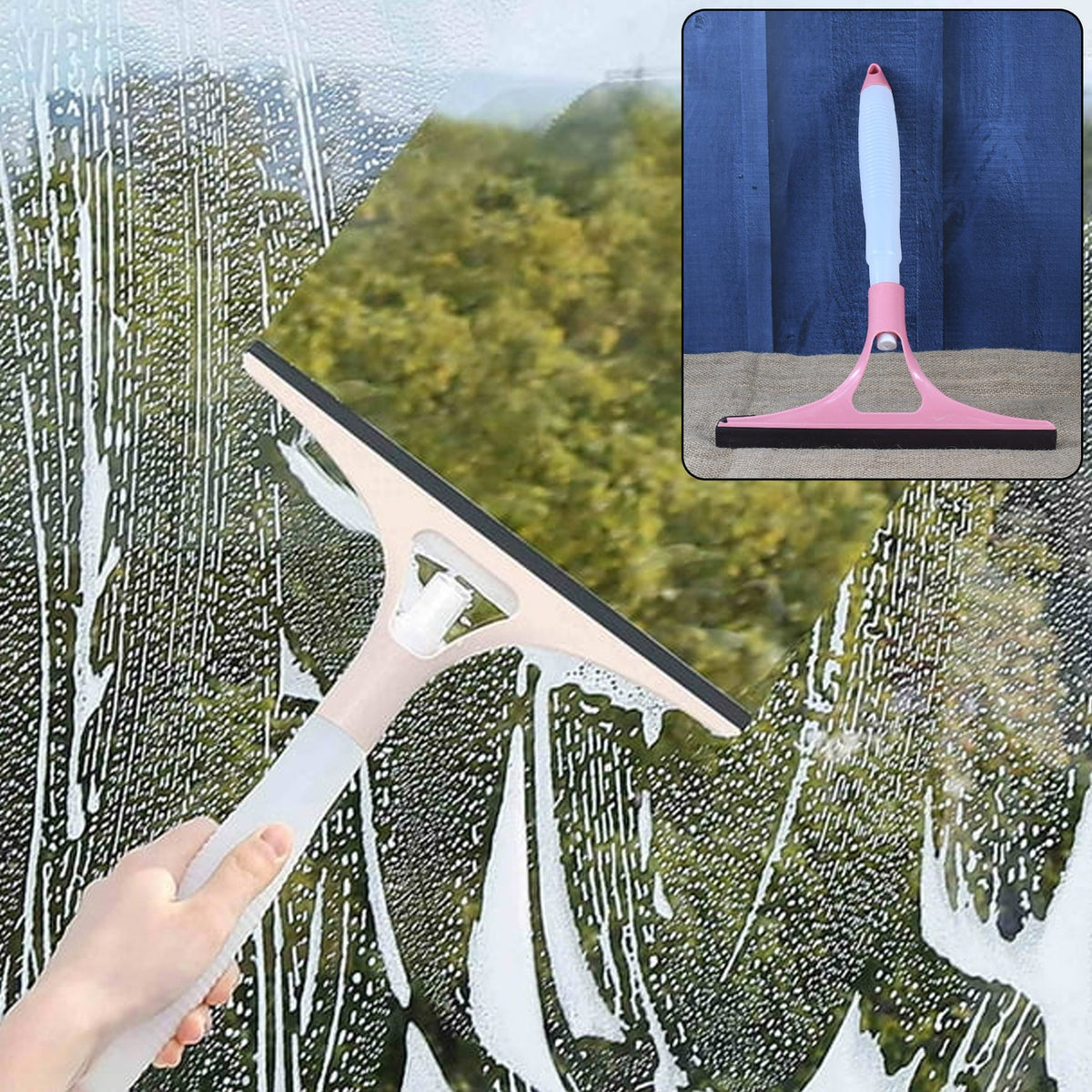 Window Cleaning Spray Brush – Streak-Free Glass & Car – view 7