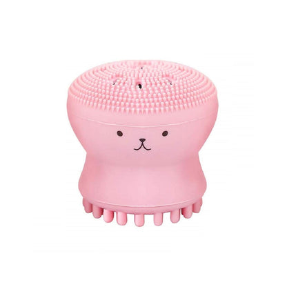 Silicone Facial Cleansing Brush – Octopus Shape – detail view