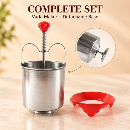 Medu Wada Maker – Stainless Steel Donut Dispenser – view 11